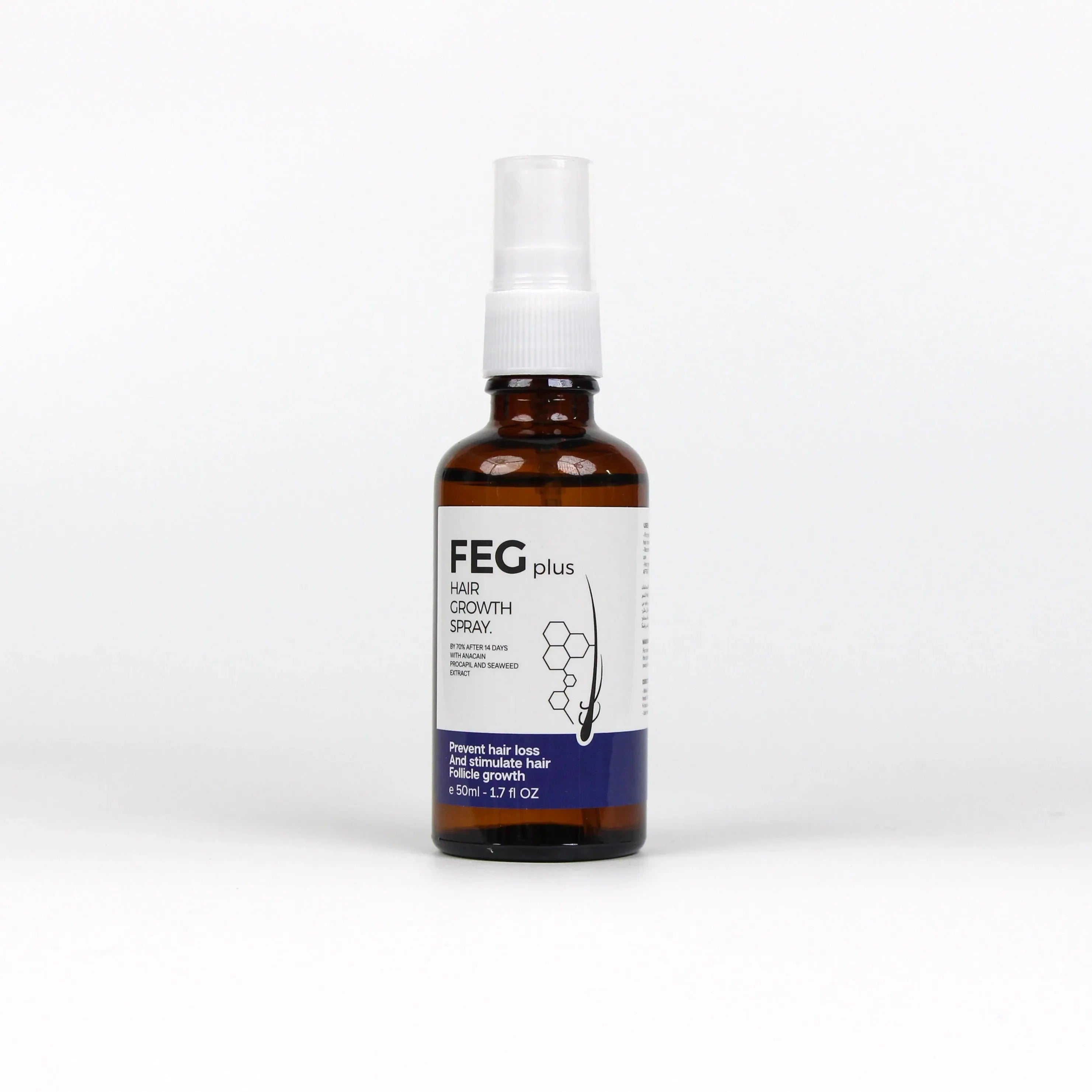 FEG Hair Growth Spray 1 Fl Oz Anti-Dandruff & Frizz Control