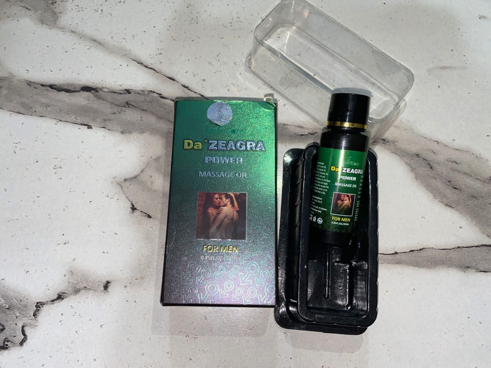 DA ZEAGRA HERBAL POWER MASSAGE OIL - NEW FORMULA