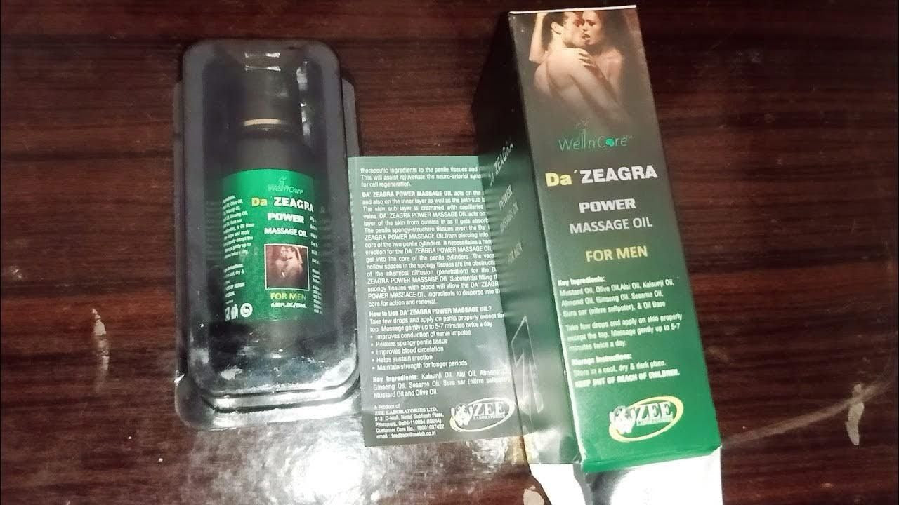 DA ZEAGRA HERBAL POWER MASSAGE OIL - NEW FORMULA