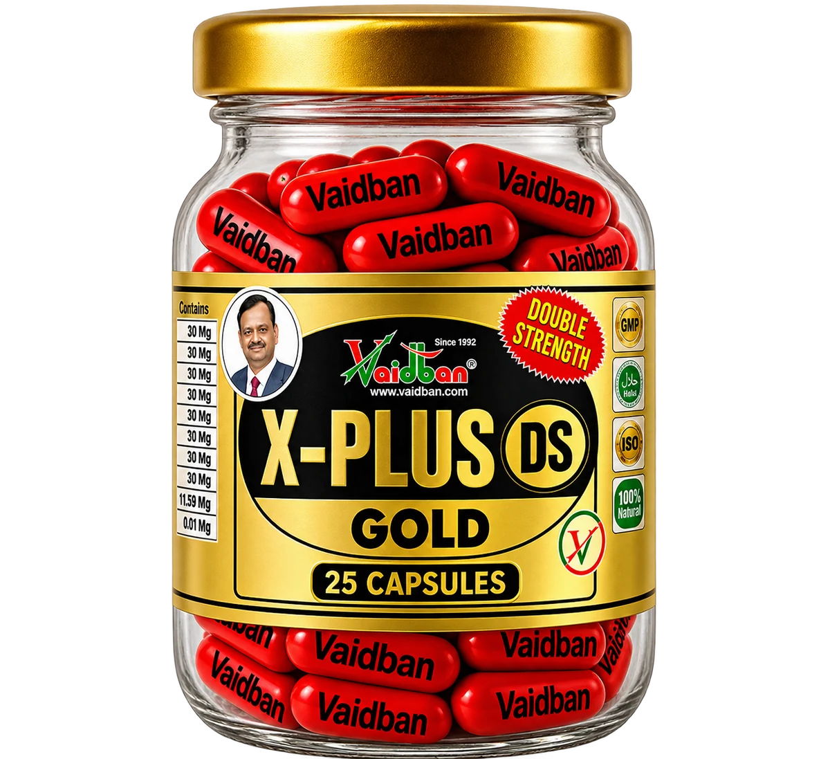X-PLUS DS Gold-Double Strength Formula for Vitality & Wellness