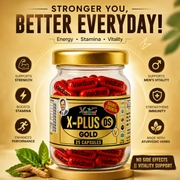X-PLUS DS Gold-Double Strength Formula for Vitality & Wellness