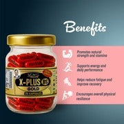 X-PLUS DS Gold-Double Strength Formula for Vitality & Wellness