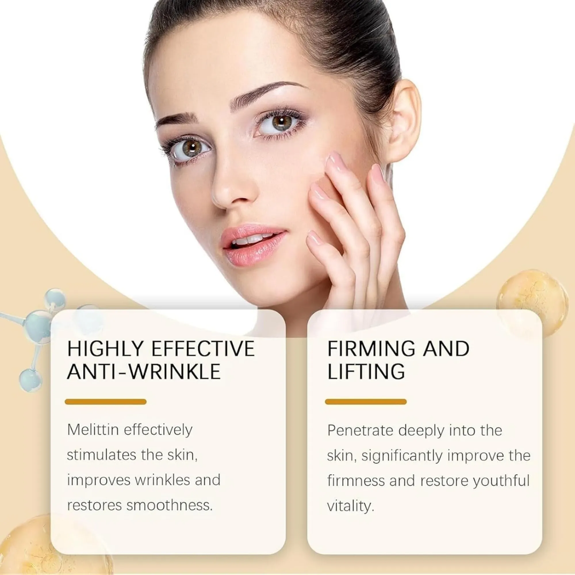 Botox Bee Venom Wrinkle Cream | Anti-Aging & Collagen Boosting Moisturizer | Reduce Wrinkles & Fine Lines